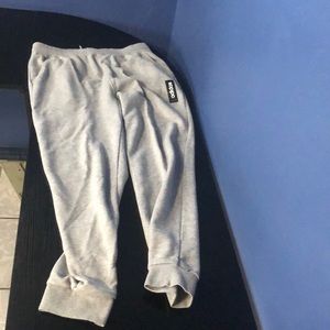 I am selling barely worn grey joggers for men